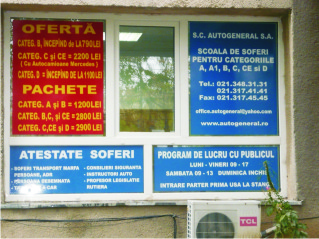 Cai de vizita, pliante, afise,flayere,colantari auto,decorari vitrine